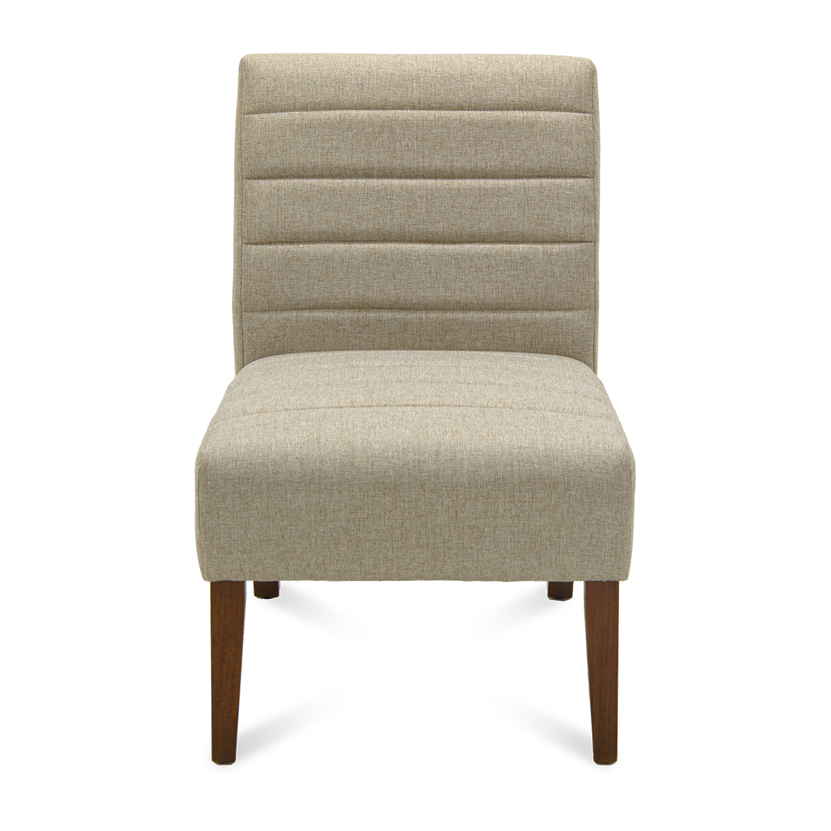 SILLON TELA BEIGE/NOGAL CUARENTA Y DOS | Sillones y Ottomanes | salas